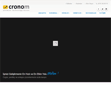 Tablet Screenshot of cronom.com